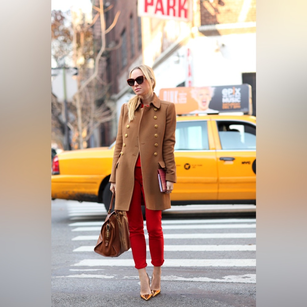 J. Crew ✨LIMITED EDITION ✨Camel Townhouse Double-Breasted Trench Coat - Picture 10 of 16